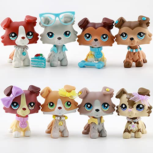 Minipets Lps Collie Dog, Lps Rare Bobble Head Lps Dog 1542 2210 893 1262 363 1676 58 67 272 With Lps Accessories Glasses Bow Earring Kids Gift #TOP2
