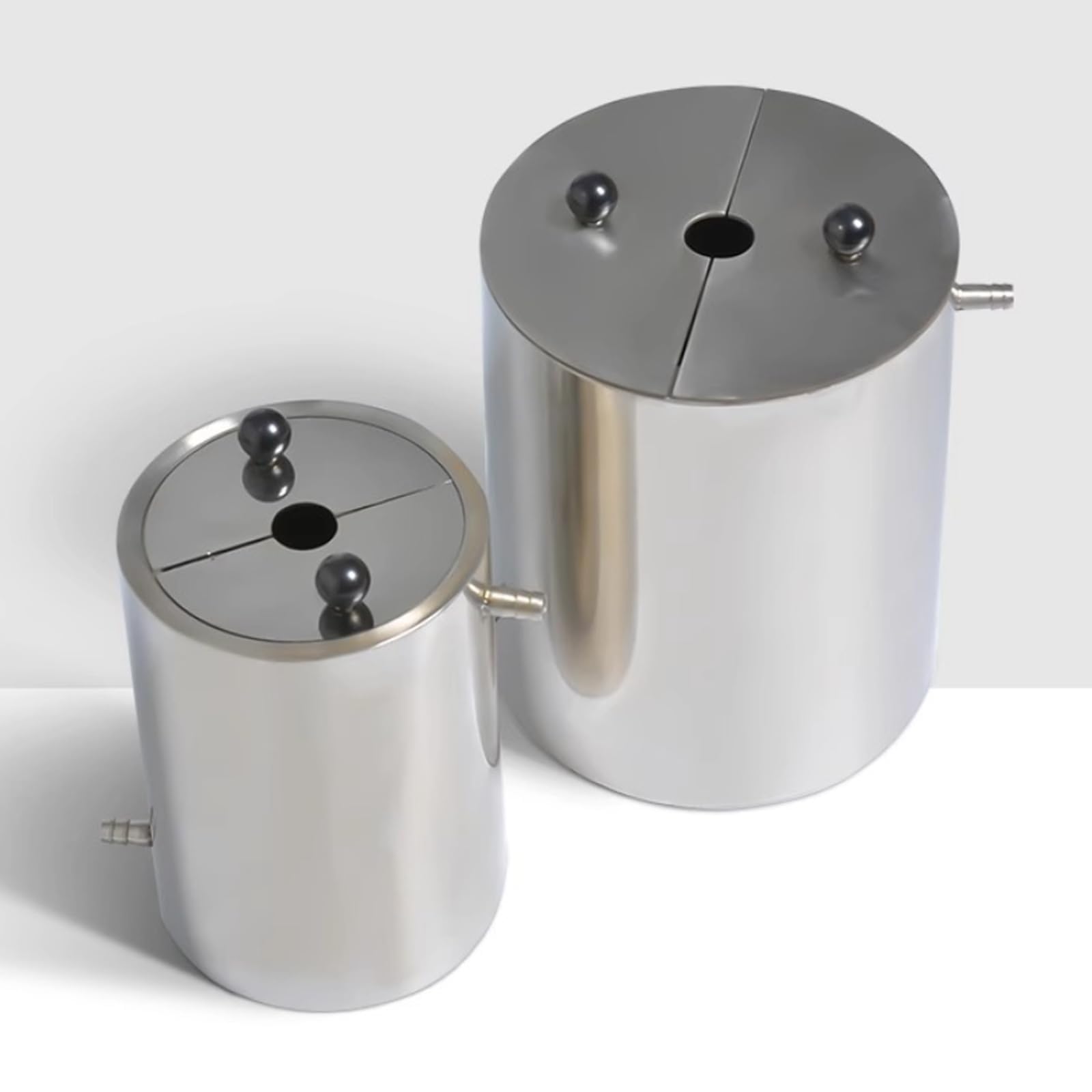 Edelstahl Dispergierfass mit Kühlmantel, 1,5L Labormischtrommel für Dispersion und Mahlexperimente