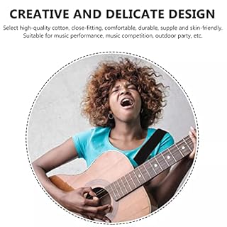 Murezima Sangle de Guitare Coton Confort en Cuir Extré - Les Beatles, Paul McCartney, John Lennon, RIngo Starr, George Harrison Murezima Sangle de Guitare Coton Confort en Cuir Extré – Image 7