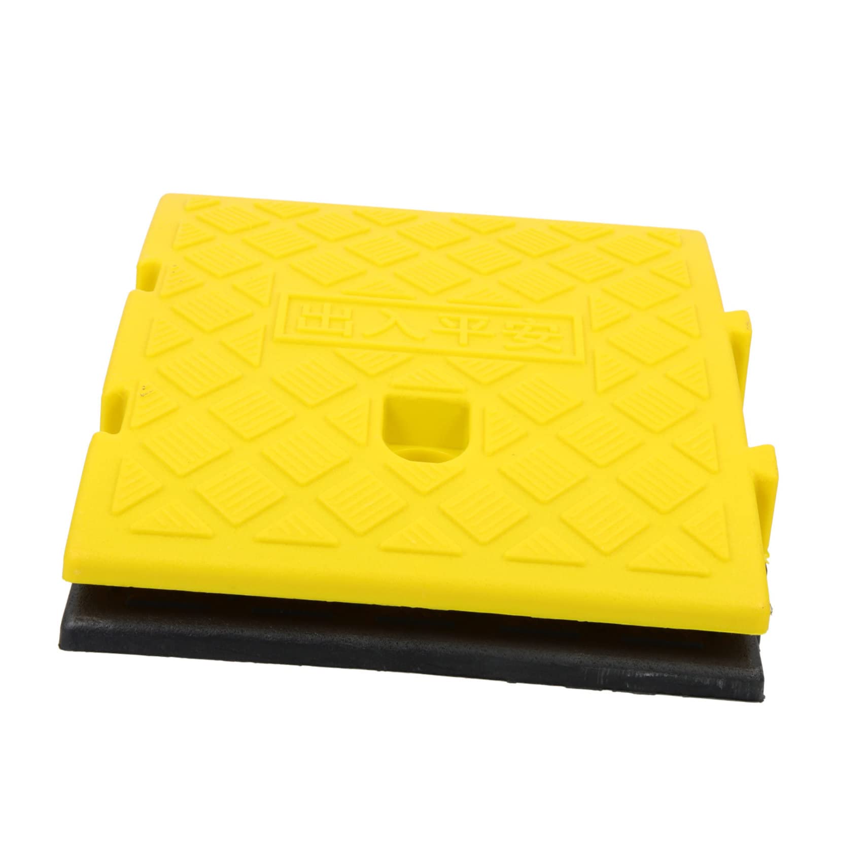 Rampe allée robuste BESTYASH lot 2 pièces plastique pour remise extérieur