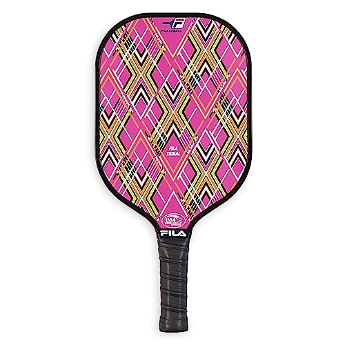 Raquettes de pickleball FILA en graphite - Modèle officiel léger et maniable