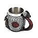 MOLUO Copa de Calavera Juego de Tronos Taza de la Casa Targaryen Sangre y Fuego del dragón Inoxidable Acero Resina Cerveza Jarra de Cerveza de 400 ml Taza de café (Color : 12)