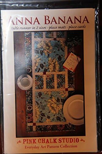 Anna Banana Pattern - Table Runner In 2 Sizes - Place Mats - Place Cards - Pink Chalk Studio