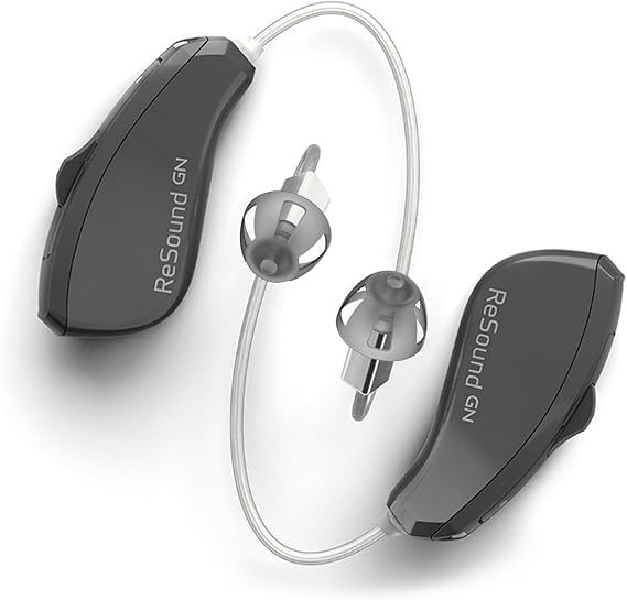 Resound Compatible Hearing Aid Domes Open Smokey Ear Tips Replacement 8mm (Medium 20pcs Pack)
