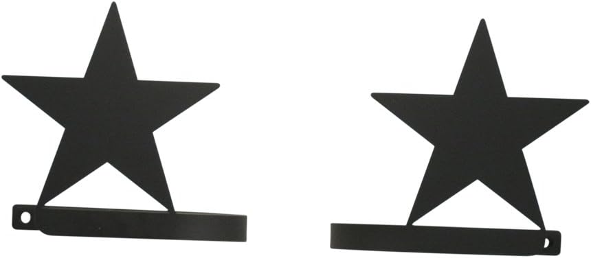 Village Wrought Iron Star Curtain Hold Back (Pair)