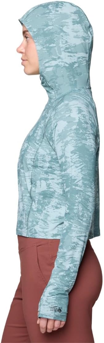 Mountain Hardwear womens Crater Lake Half Zip Crop Hoody