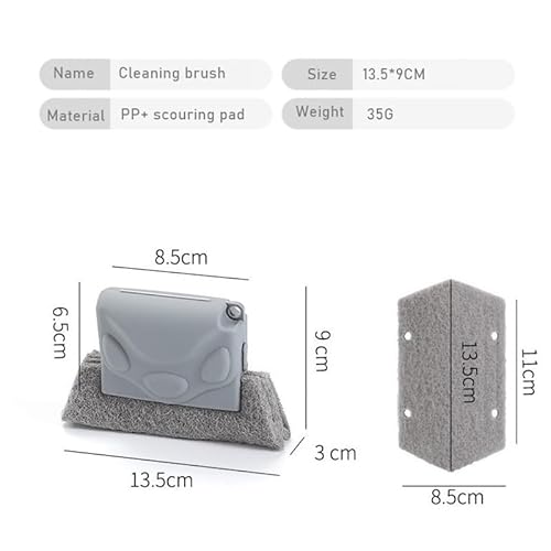 Kit 2 Limpador Janela Escova Limpeza Cantos Multiuso Janelas Cozinha Fogão Limpa Canto Pratico Micro