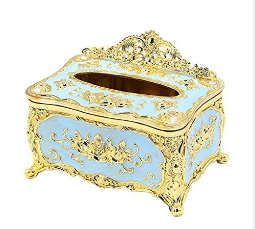 EEQEMG Caja De Pañuelos De Escritorio Acrílico Impermeable Inodoro Sala De Estar Restaurante Decoración del Hogar Servilletero A Prueba De Polvo Hotel De Estilo Europeo Cover