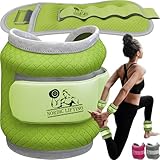 Ankle/Wrist Weights (1 Pair) for Women, Men and Kids - Fully Adjustable Weight for Arm, Hand & Leg - Best for Walking, Jogging, Gymnastics, Aerobics - 1 Year Warranty