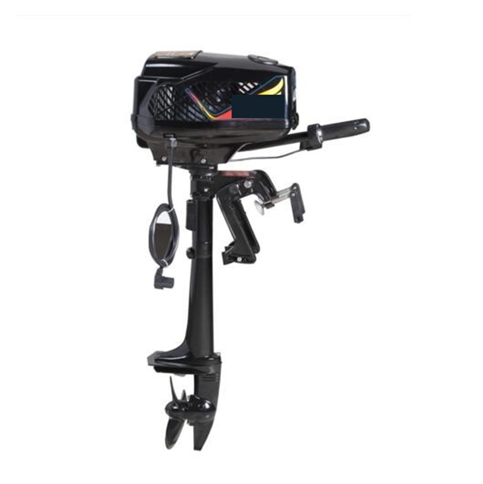 CVFRDD Outboard Motor, 48V 800W Brushless Electric Outboard Motor Inflatable Boat Engine Highly Perfomance(Long Shaft)