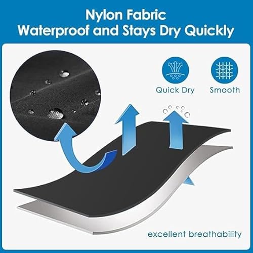 Lukovee Men's Swim Trunks - Quick Dry Drawstring Lined Swim Shorts with Pockets - Beach Shorts Bathing Suits for Men with Compression Liner