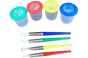 LALAFINA 16 Pieces Baby Bath Tub Markers Net Watercolor Paint