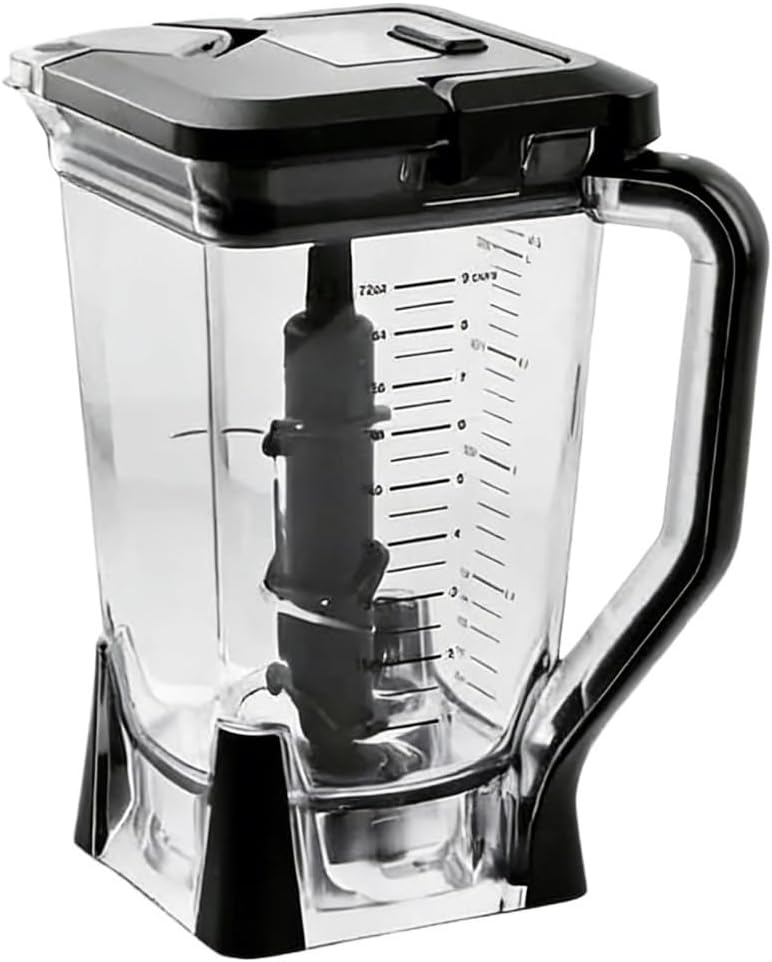 72oz Blender Pitcher With Locking Lid Replacement Parts，Compatible For Ninja，BL660 BL770 BL771 BL773 BL780 BL740 Mixer Parts