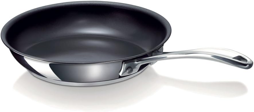 Beka Chef 12068364 Frying Pan Stainless Steel Coated Interior 26 cm Silver