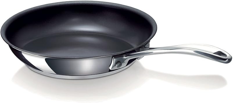Beka Chef 12068364 Frying Pan Stainless Steel Coated Interior 26 cm Silver