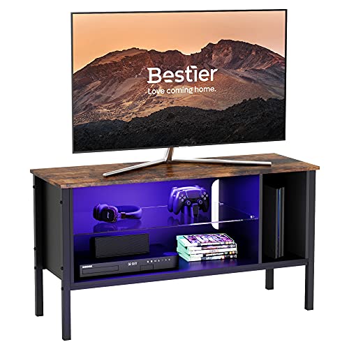 Bestier TV-Ständer für Fernseher 112 cm Gaming Entertainment Center...