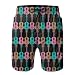 Produktbild ASTTLE Men's Ukulele Pattern Quick-Dry Summer Beach Surfing Board Shorts Swim Trunks Cargo Shorts,XXL