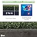 SIGPRO Super Softy 4' x 9' Golf Mat 2 3/8 Inches Thick with XL Softy Hitting Strip | Dual Stance Mat for R & L Handed Golfers | Commercial-Grade Rubber Tile Base | Replaceable 12