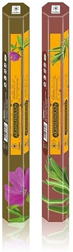 Chakra Aromatherapy Natural Fragrance Scented Sticks - Promotes Health And Well Being- 20 Incense Sticks Per Box - Long Lasting 120 Fragrance Sticks - Pack Of 6 #TOP3