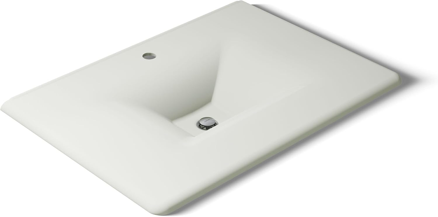 Kohler 3049-1-NY Iron/Impressions® 31" Enameled cast iron vanity top with integrated rectangular sink, Dune