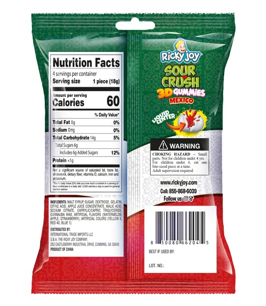 Ricky Joy 3D Gummies Variety Pack 4 bolsas miniatura 5