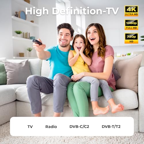 deleyCON 2m SAT TV Kabel Koncentryczny Antenowy HDTV do Telewizji Czterokrotnie Ekranowany DVB-S DVB-S2 Radio DAB z Filtrem Plaszczowym z Rdzeniem Ferrytowym – Czarny