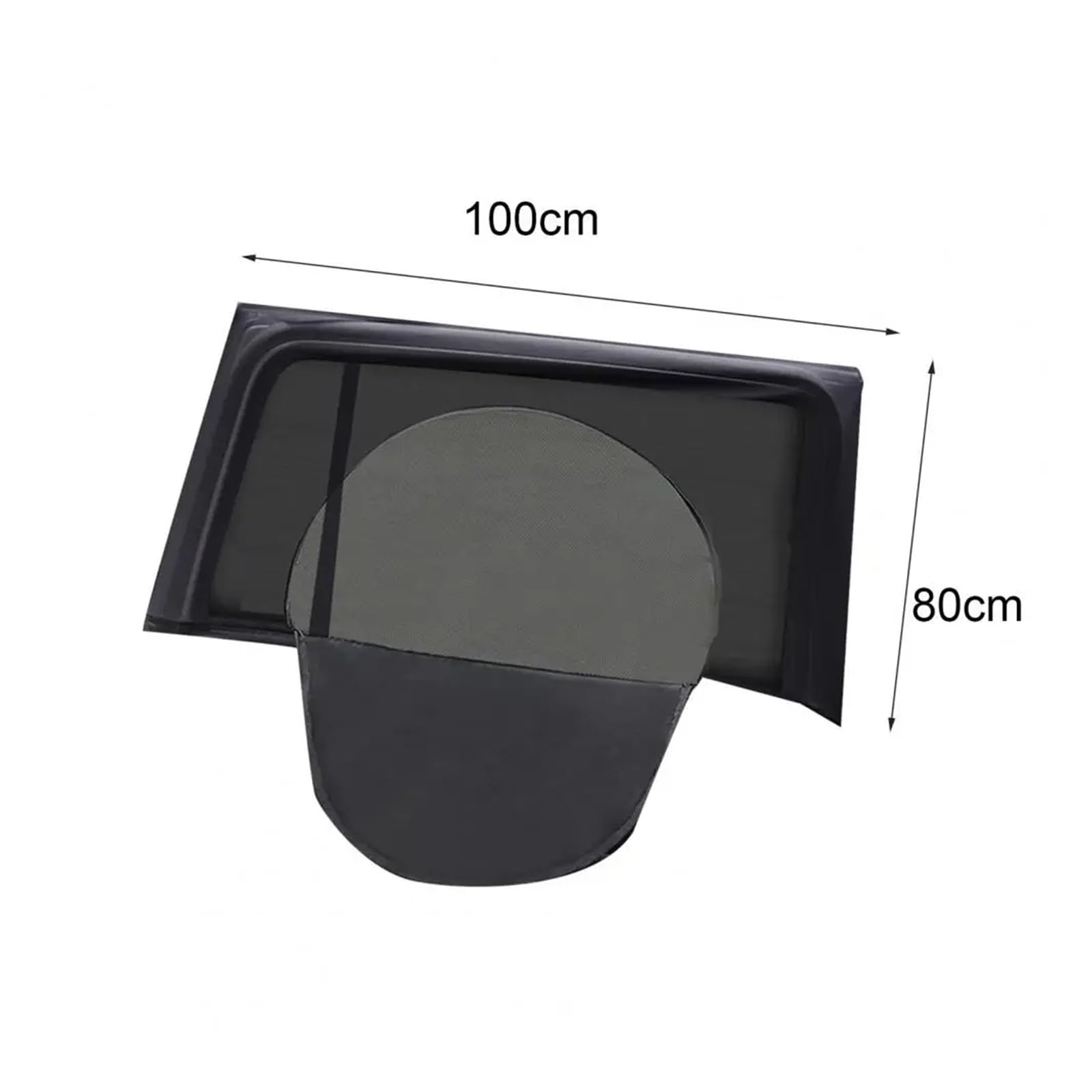 Rideau Voiture 1 Paire de Pare-Soleil Voiture ultimes, Couverture intégrale des vitres, Conception multifonctionnelle avec Fermeture éclair, latéral