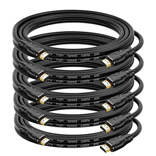 Image of 8K HDMI Cable 2ft5pcs, High Speed 2.1 Cables 8K@60Hz 4K@120hz, High Speed Gold Plated Connectors hdmi Cord, Compatible with PlayStation Arc PS3 PS4 PC HDTV