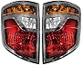 EPIC LIGHTING Rear Brake Tail Lights Lens and Housing Assembly Replacement for Honda 2006-2008 Ridgeline [ HO2818131 HO2819131 33551SJCA01 33501SJCA01 ] Left + Right Side Pair