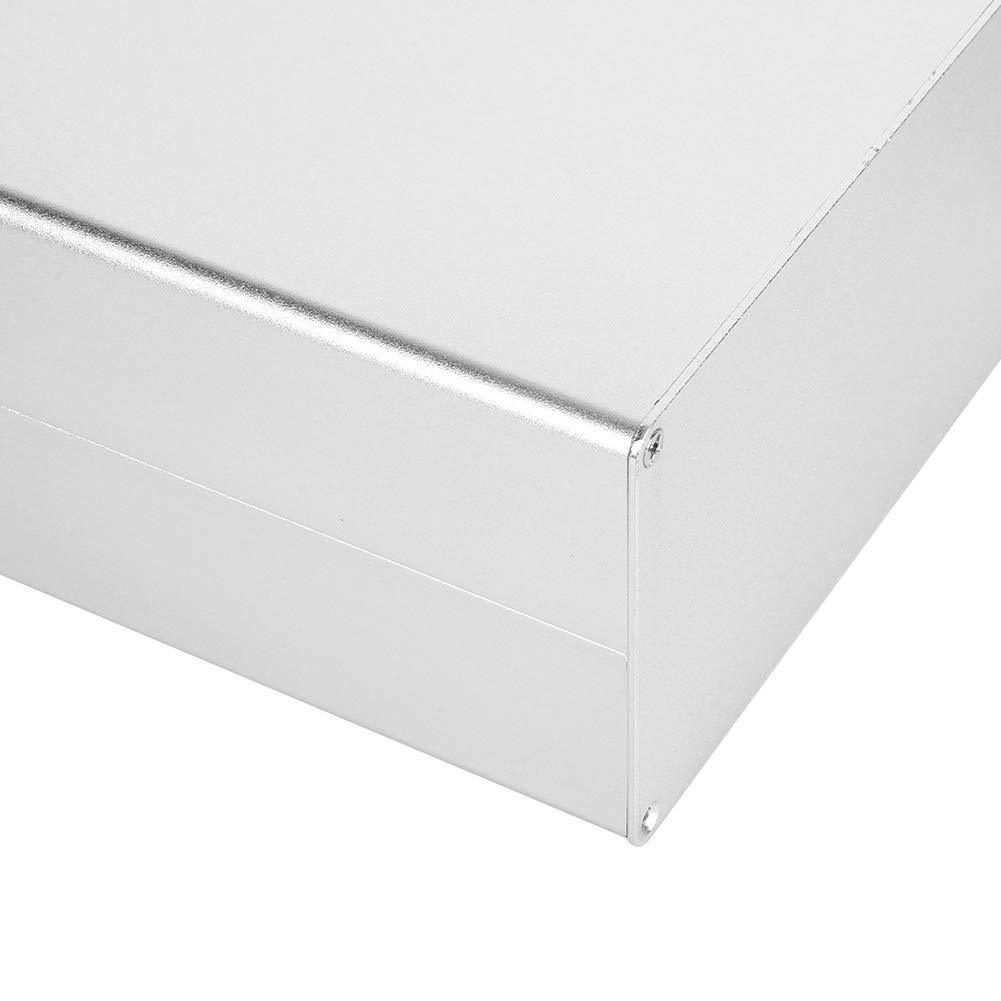 Obudowa elektroniczna, 80 x 160 x 300 mm aluminiowa obudowa płytka drukowana akcesoria elektryczne srebrny piasek rozpraszanie ciepła dla GPRS