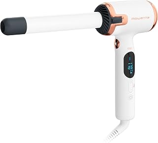 Rowenta Air Care Ultimate Experience Fer à boucler Diamètre 25 mm Forme en L pour un confort, appareil coiffant Blanc