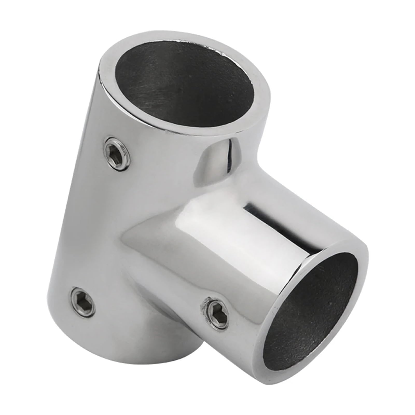 2 PZ 22/25/30/32mm 90 Gradi Tubo Connettore Barca in Acciaio Inox 316 Corrimano Tee Marine 3-Way Raccordi Hardware per Imbarcazioni