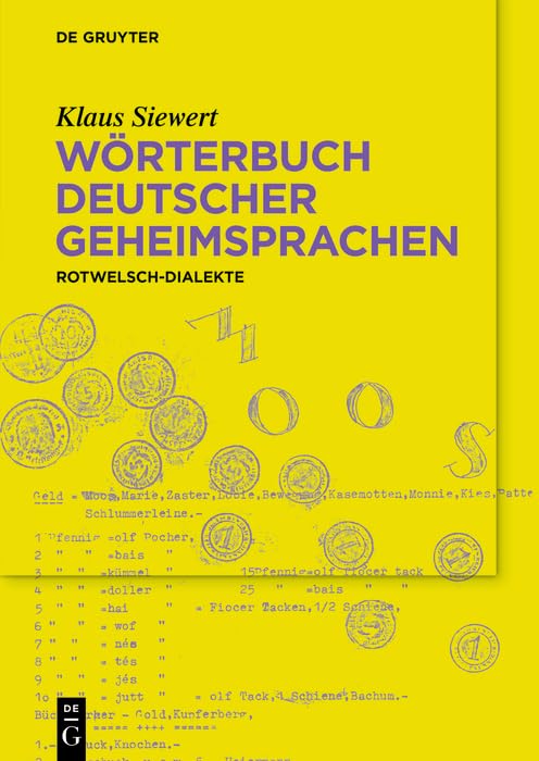 Wörterbuch deutscher Geheimsprachen: Rotwelschdialekte (German Edition)