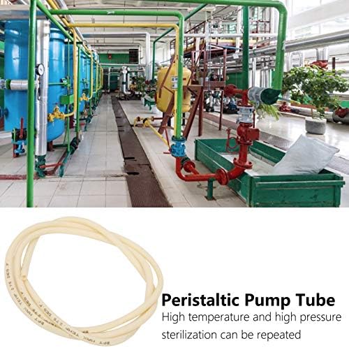 Peristaltic Pump Tube High Temperature Biocompatible for Life Science Applications Silicone -60℉ to 275℉ Temperature (2m) 96562673 Tan Squeeze Tube