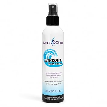 BeautySoClean WipeOut Makeup Brush Cleaner Solution - Quick Dry Spray