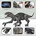 Hot Bee Big Dinosaur Toy for Kids, Jurassic Indominus Rex Toys, 18.6in Big Robot Dinosaur Simulation Action Figure with Mist Spray, Chomping Mouth, LED Light and Roaring Sounds