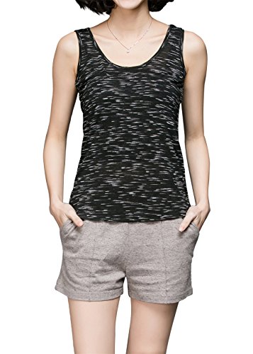 Luna et Margarita Camiseta Mujer nera Sport Chic Jacquard tamaño 42