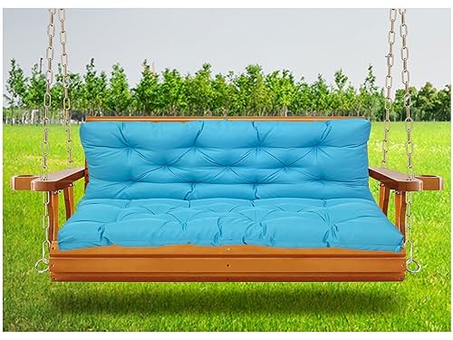 Coussins pour balancelle de jardin imperméables bleu ciel, l'élégance pour vos meubles de porche