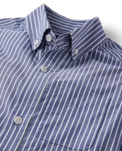 Image of The Children's Place Boys' Short Sleeve Poplin Button Down Shirt