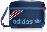 adidas umhängetasche weiß Hauptfach mit drei Einschubfächern und Zipper-Fach