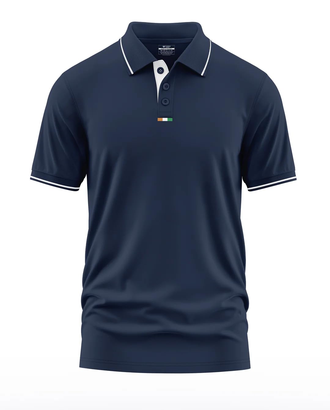 warriorworld Warrior World Men’s Polo T-Shirt | 100% Cotton | 270 GSM Heavyweight Fabric | Stylish Polo for Casual & Office Wear | Soft, Breathable & Durable-picture-18