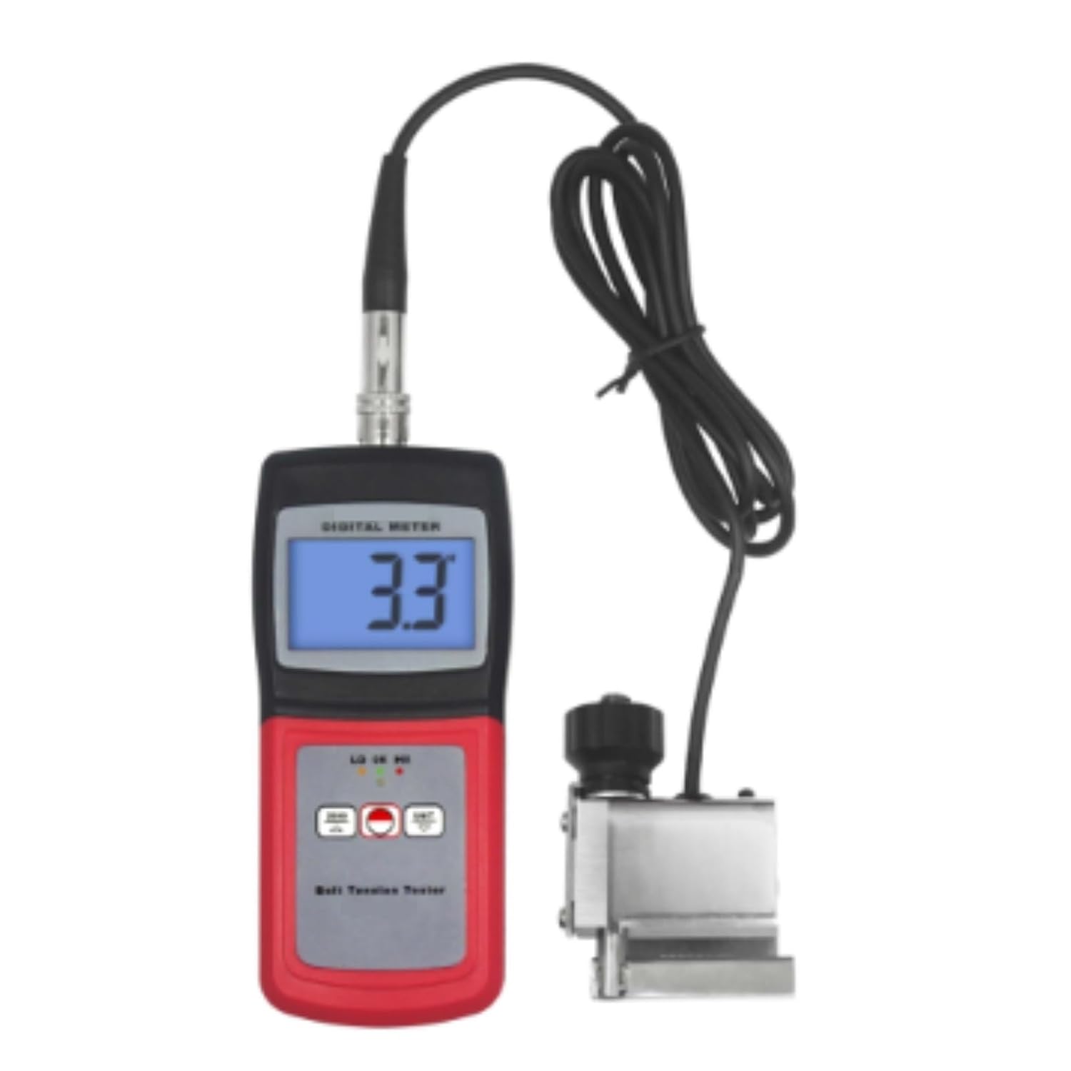 Force Gauge Meter, Force Meter, Belt Tension Measuring Instrument Gauge Tester Tools,Dynamometer,for Tension and Compression