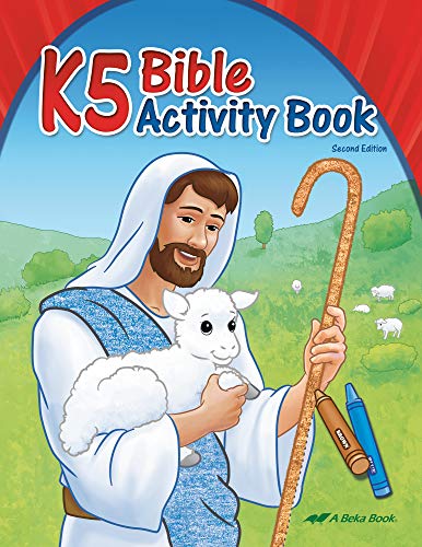 K5 Bible Activity Book - Abeka 5 Year Old Kindergarten Bible Coloring and Activity Book
