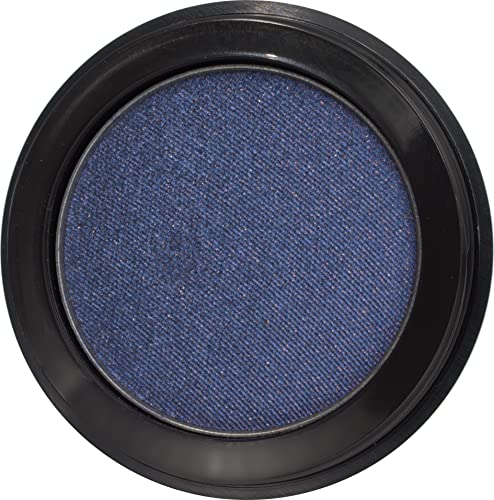 Pure Ziva Twilight Shimmering Deep Blue Navy Pressed Powder Single Vegan Eyeshadow; Talc, Paraben & Cruelty Free