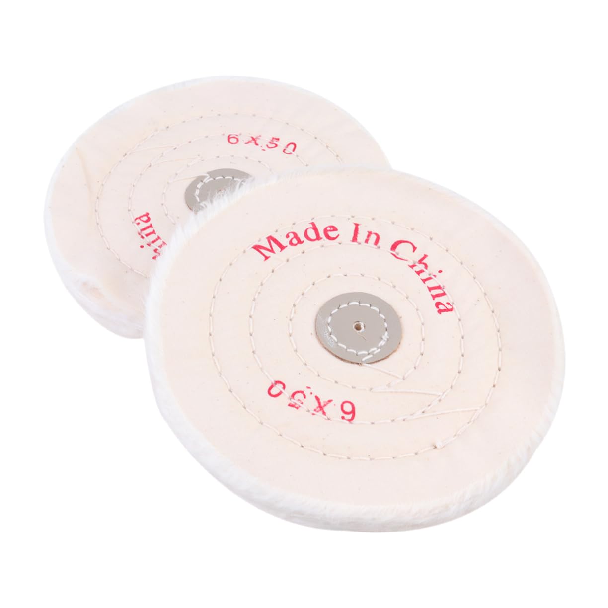 Lurrose 6 Inches Abrasive Cloth Wheel 2pcs Flap Disc for Buffing Wheel for Grinder Kit