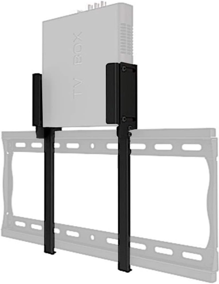 ADCPU40 Universal CPU/Control Box Bracket, Black; Fully Adjustable to Hold a Wide Variety of Components; Low Profile, Great for Any Digital Signage Application