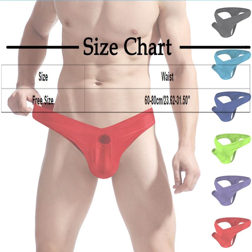 Men's Low Rise Open Front Elephant Briefs, Sexy Bulge Enhancing Workout Pouch Jockstrap Underwear2