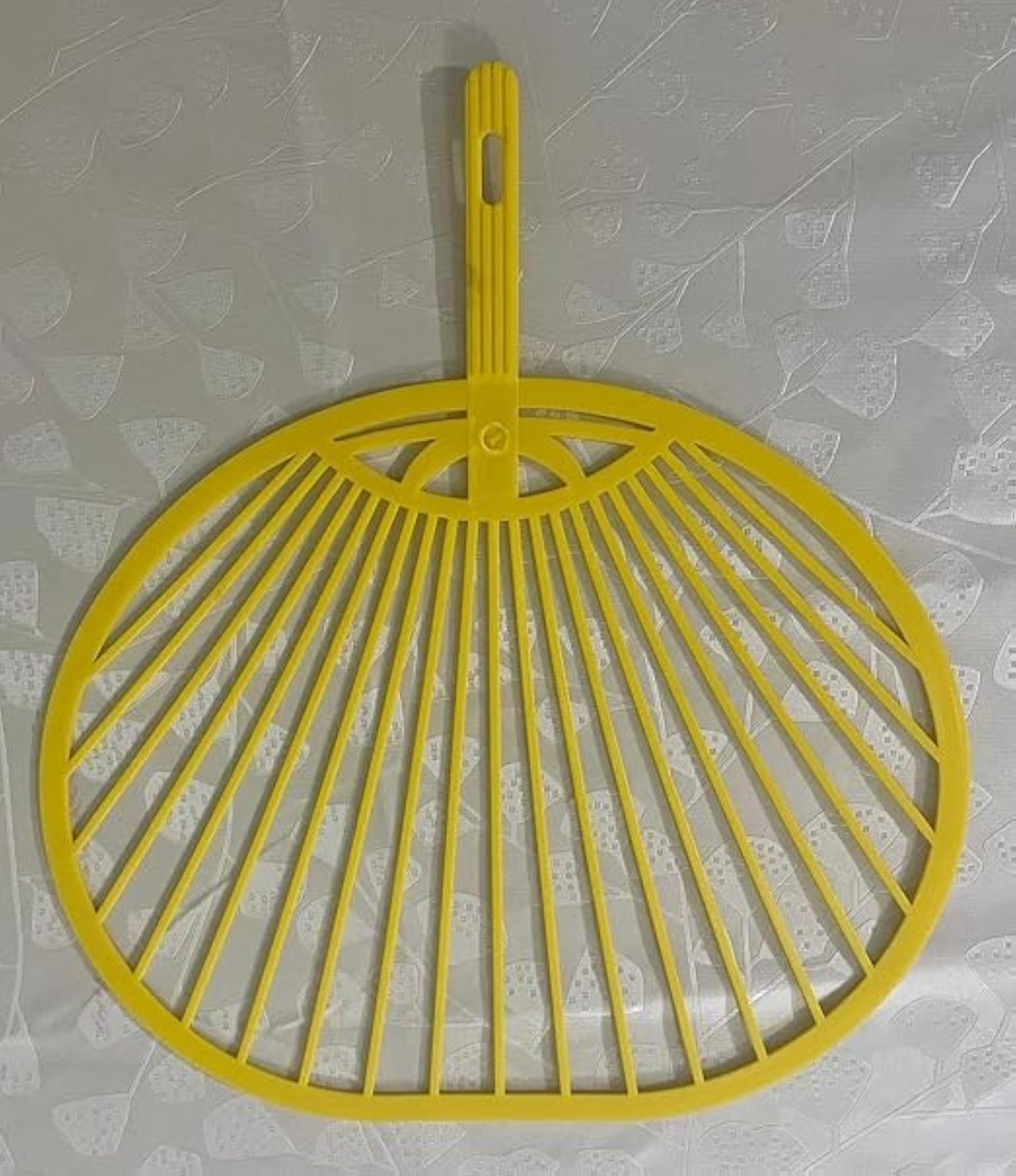 Yellow Portable Handheld Plastic Cooling Fan