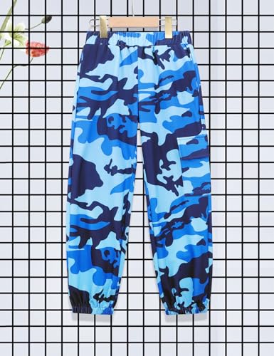 Boys Clothes Long Sleeve Hooded Sweatshirt Top Camouflage Sweatpants Fall Winter Kid Outfits Set 6-14T