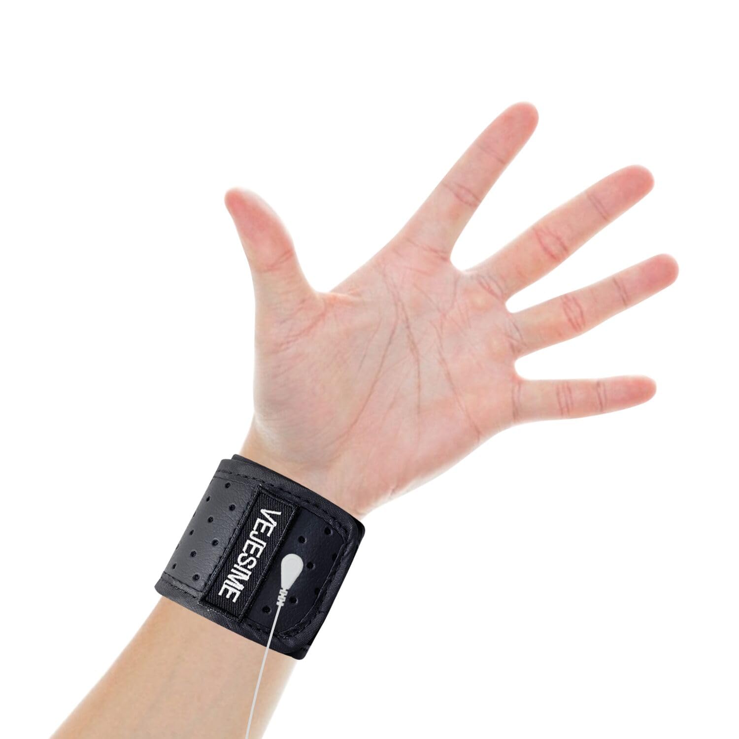 Grounding Strap, Grounding Wristband Protection for Men and Women, Grounding therapy wrist support brace, Grounding Conductive Carbon Leatherette for Better Sleep, Relieve Pain and Inflammation